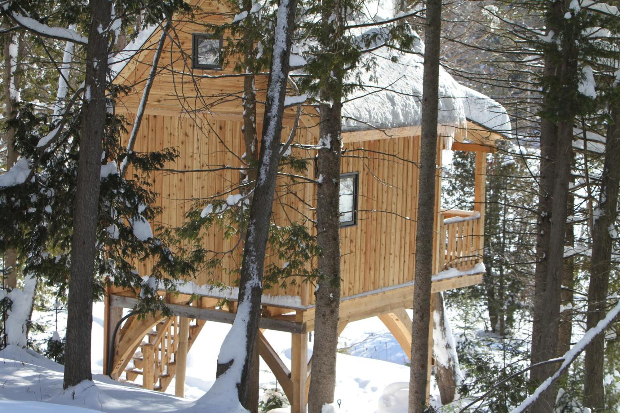 Les Cabanes Du Trappeur Wentworth-Nord Εξωτερικό φωτογραφία